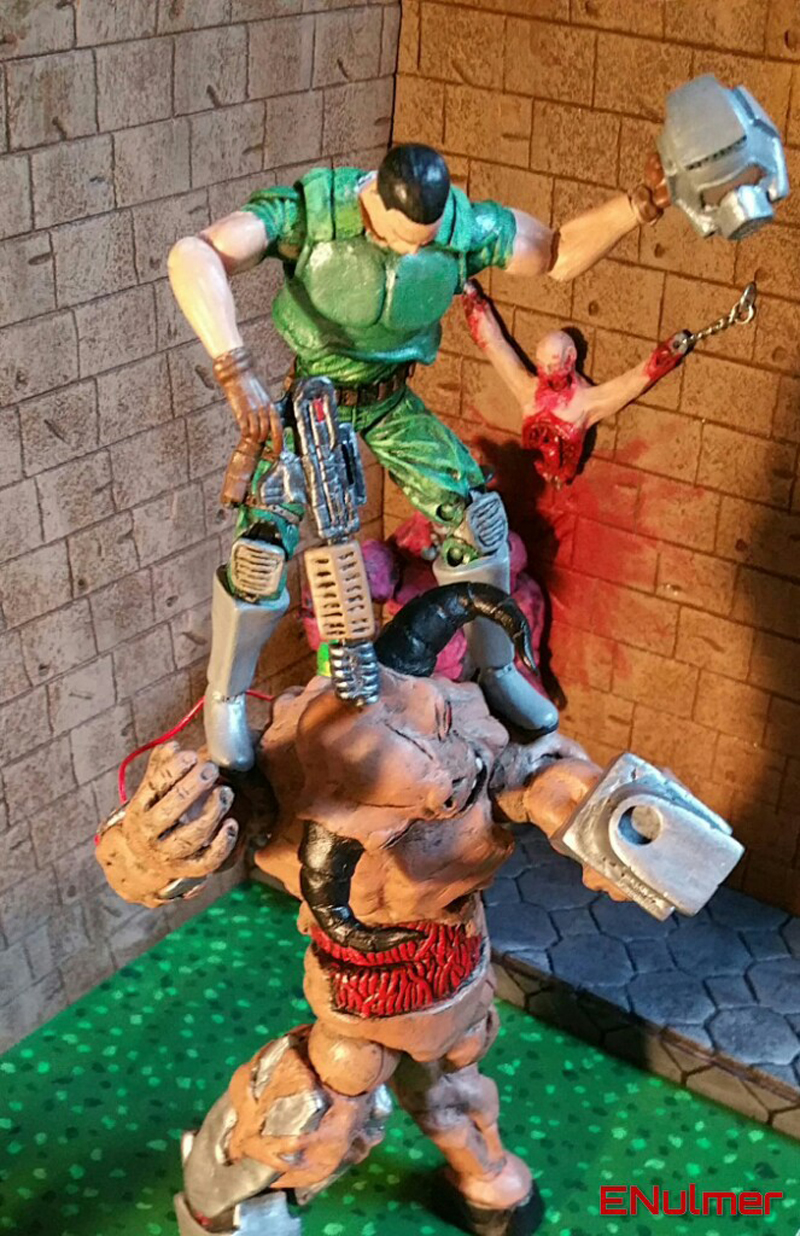 Illustration for article titled Hey, It's An Army Of Custom Doom Figures